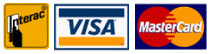 We accept Interac, VISA &amp; MasterCard